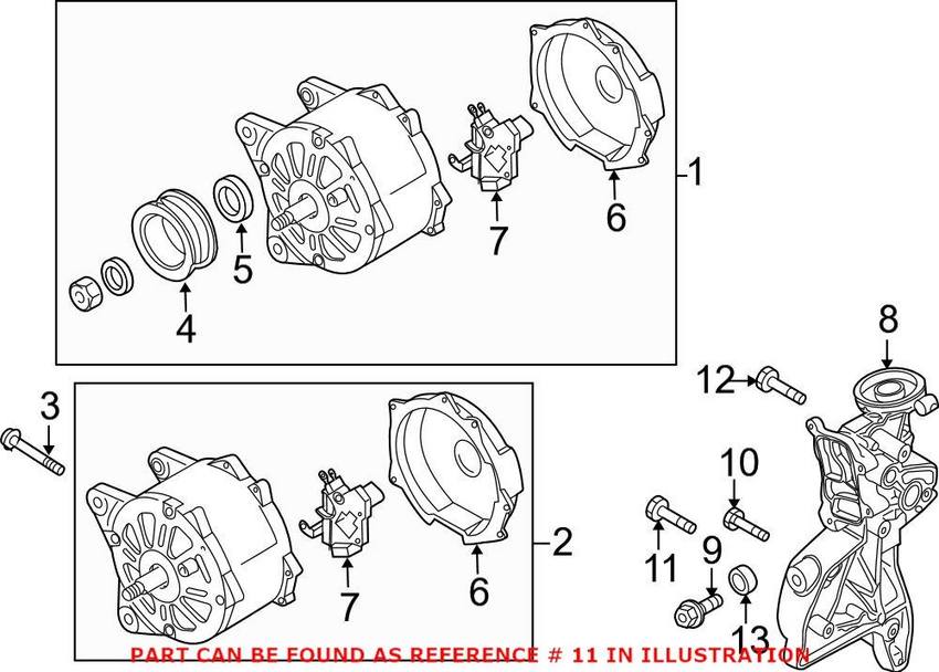 Audi VW Polygon Socket Bolt (M8x45) N91102101